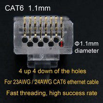 Xintylink-rj45 커넥터 cat6 cat5e 50U/6U 이더넷 케이블 플러그 utp 8P8C rj 45 cat 6 네트워크 lan 잭 cat5 키스톤 엔드 모듈러, 04 CAT6 2, 01 100pcs, 01 Gold plated 50U