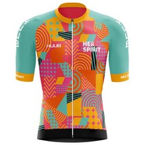 HUUB 남성용 사이클링 의류 더 나은 레인보우 팀 저지 반팔 여름 도로 자전거 세트, 4XL, [10] Pic Color