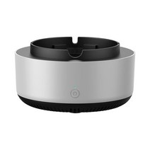 사무실 실내 실외용 공기 청정기가 있는 크리에이티브 재떨이, 13.2cmx7.5cm, ABS, 은