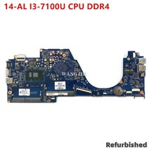 HP호환호환 파빌리온 14-AL 14-AL061NR 노트북 마더보드 I3-7100U CPU DDR4 903705-001 903705-601 904733-001 G31A DAG31A