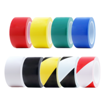 [당일출고] 바닥 라인테이프 사선테이프 48mm X 30M 10개입, 안전사선(흑/백색)