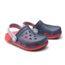 [크록스] 일렉트로 III 클로그 키즈 네이비/플레임 204991-4BA