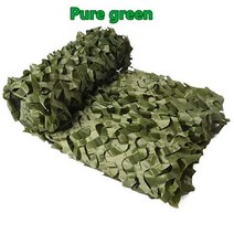 터널형 텐트 군사 위장 그물 사냥 자동차 화이트 블루그린 블랙 정글 3x4m 3x5m 3x6m, Pure green+2x5m