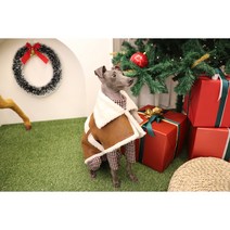 핸드멍 무스탕 코트 아이쥐옷 이탈리안그레이하운드옷