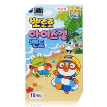 뽀로로 아이스겔밴드 보습형, 18매입, 6개