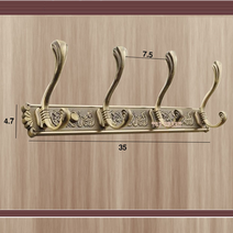 탑그린 벽 옷걸이, 엔틱, 1개