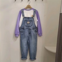 [오후]멋스럽고 귀여운 스타일~스판 데님 오버롤 OHTJ23106