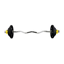 헬스프라자 중량컬바세트 이지바 우레탄 중량원판 바벨컬 25kg 세트, 락조마구리 블랙+추가 중량원판 20kg*2개