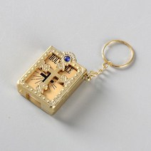 HOLYBIBLE 가죽 성경책 펜던트 목걸이 미니어쳐 납골당꾸미기 처 추모장식 FRANKLIN 키링 봉안당 미니 스페셜 남성 종교 기념품 열쇠 고리 여성 선물 자동차 성서 가방, 1.1