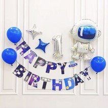 [피앤비유니티]우주비행사가랜드풍선생일세트, 실버0