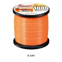 다이와 사이트 서프2 핫 오렌지 1000m 낚시줄 나일론 라인, 6-1000