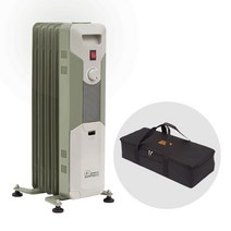 휴고스 캠핑용 라디에이터 가정용 전기 난로 히터 캠핑 난방 저전력 500W 전용가방 포함, 라디에이터(전용 가방 포함)