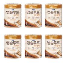 매일유업 앱솔루트 명작 2FL 1단계 800g [6개], 단품, 단품