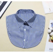 페이크 카라 봄 가을 겨울 여성 블라우스 셔츠 넥