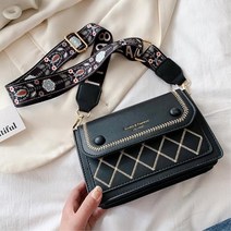 에스닉웨빙끈 소녀감성 스티치 핸드백 가방 여자 생일선물 작은백 이쁜백