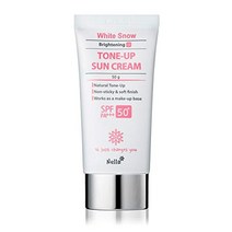 넬라 톤업 선크림 spf50+pa+++ 브로드스펙트럼 uva uvb 프로텍션 브라이트닝 끈적임없는 코리안뷰티 50g
