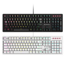 마이크로닉스 MANIC EX580L 게이밍 기계식 키보드 화이트 갈축