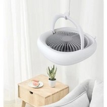 캠핑용 접이식 미니 에어 서큘레이터 탁상용 선풍기 천장 선풍기, 그레이