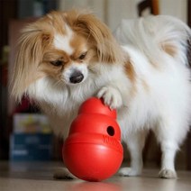 강아지 혼자노는 장난감 오뚜기 급체방지 노즈워크볼 간식볼 흥미유발, 대형