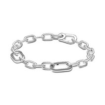 925 스털링 실버 겨울 Stil Mich Serie Armband Runde verliegelung Kette Frauen Mode Schmuck Geschenk, 04 19, 09 MB005