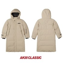 아키클래식 NC청주 아키클래식 왈라비 구스다운 롱패딩점퍼 베이지 (남녀공용) AKAKFU102