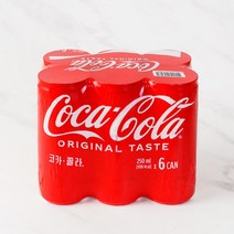 코카콜라, 250ml, 6개