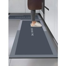깔끔한 주방 바닥 매트 미끄럼 방지 피로예방 매트, 100cm-160cm, R