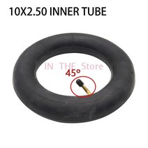 10x2.50 타이어 TUP 튜브 커버 Kugoo M4 Pro Quick 3 Zero 10X Inokim OX 전기 스쿠터 10x2.50 타이어, 01 inner tube 45D