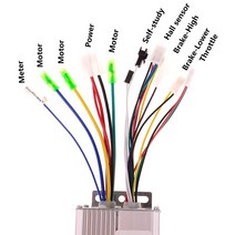 전기자전거컨트롤러 2021 새로운 36V/48V 350W 전기 자전거 스쿠터 브러시리스 DC 모터 컨트롤러 간단한, 한개옵션0, 한개옵션1