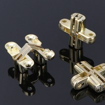 십자모양 매몰 경첩 40mm 사슬 구조 가구 인테리어 싱크대 도어 수리 힌지 접이식 문