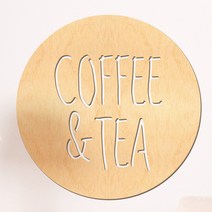글씨컷팅 우드레터링 coffe tea 반제품 인테리어포인트스티커
