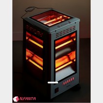 오방난로 전기난로 가정용 캠핑 전기스토브 이노크아든 F07 5방난로 전기히터 사무실 업소용 전기 난로 히터, 단품
