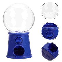 인형뽑기기계 캡슐 캔디 디스펜서 미니 껌 은행 버블 포수 상자 장난감 호의 상자 장난감 자동 기 웨딩 트리트먼트, 파란색