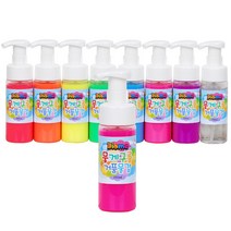[키즈맘아트] 뭉게구름 거품물감 150ml 낱색, 형광 분홍