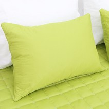 선택3) 순면 누빔베개커버, 아이보리