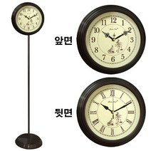 [골든벨시계] m양면 무소음 스탠드시계 (2종), 월넛(6054)