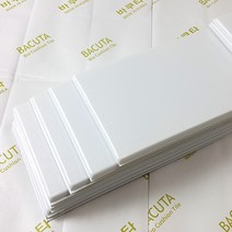 인테리어 단열 폼브릭 폼패널 폼몰딩 모음, FM-001L-2 (화이트 2장)