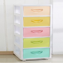 코디 잠금 양면 고리형 파스텔 카멜레온 5단 시리즈 수납장, 420 코디양면 칼라투명 5단 고리형