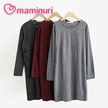마더라이크 T 슬라브옆트임수유반피스 수유복 임부원피스