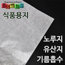 종이백화점 식품용지 노루지 크라프트지 유산지 호두과자용, 54000매