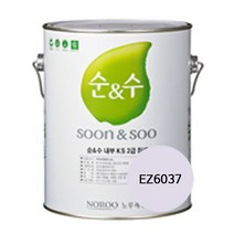 [노루페인트] 순앤수 100 내부용 수성페인트 4L, EZ6037