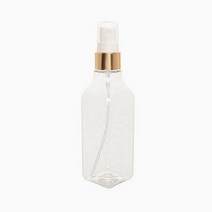 120ml 미스트 공병/DNS120사각 미스트스프레이, 투명용기/금장캡