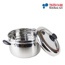 키친아트 삼중바닥 스텐레스 마이스터 찜기 24cm, 1개