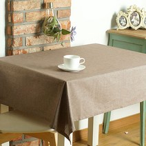 찬미디자인 2인용식탁보 무지, 브라운, 108x130cm