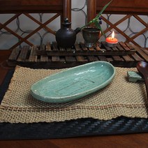 (수작업)청아한분청 나룻배 소소, 그린