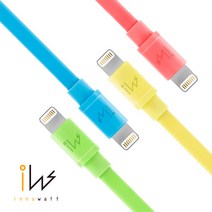 foxconn iCL90 라이트닝케이블/1m/5가지색상 충전 케이블, 그린
