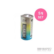 ALKALINE 도그트라 교체건전지 4lr44 x5개/알카라인/6v/짖음방지기/배터리, 단품, 단품