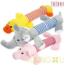 쥬쥬베 쭉쭉이 동물 봉제 장난감-25cm, 오리, 1개