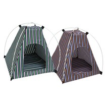 가리온 인디고 애견 텐트 하우스, 그린, 43 x 43 x 43 cm