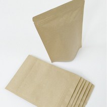 크라프트 지퍼스탠드 10매 100g 200g 500g, 크라프트지퍼스탠드, 01)100g 10매